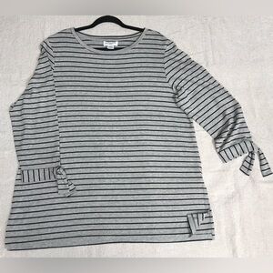 Liz Claiborne Petite striped blouse PXL